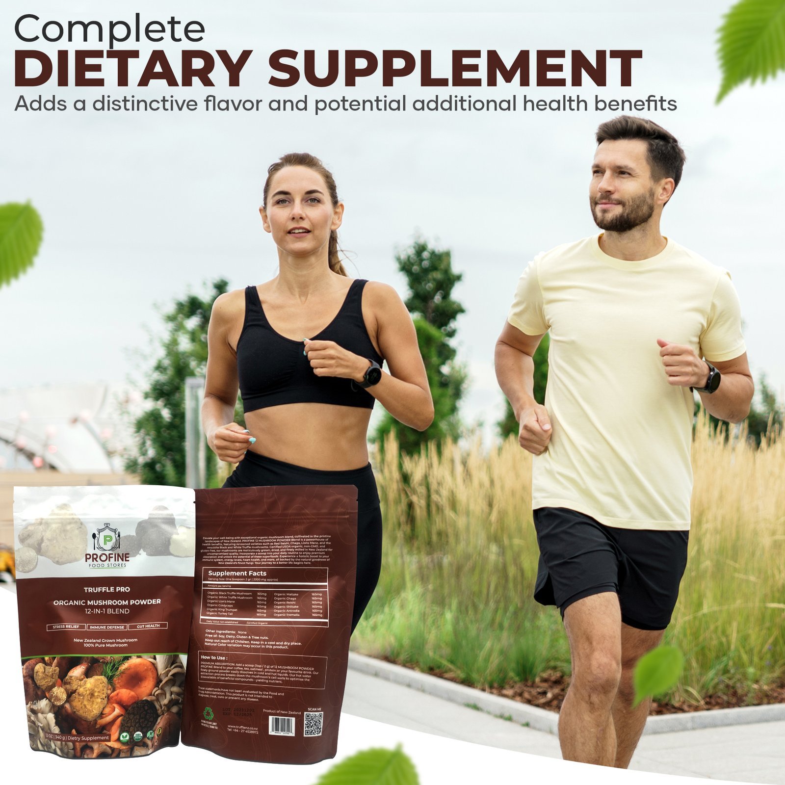 Truffle PRO Mushroom Powder Mix 12- in - 1 Super Blend 340 gr Pack - Image 7