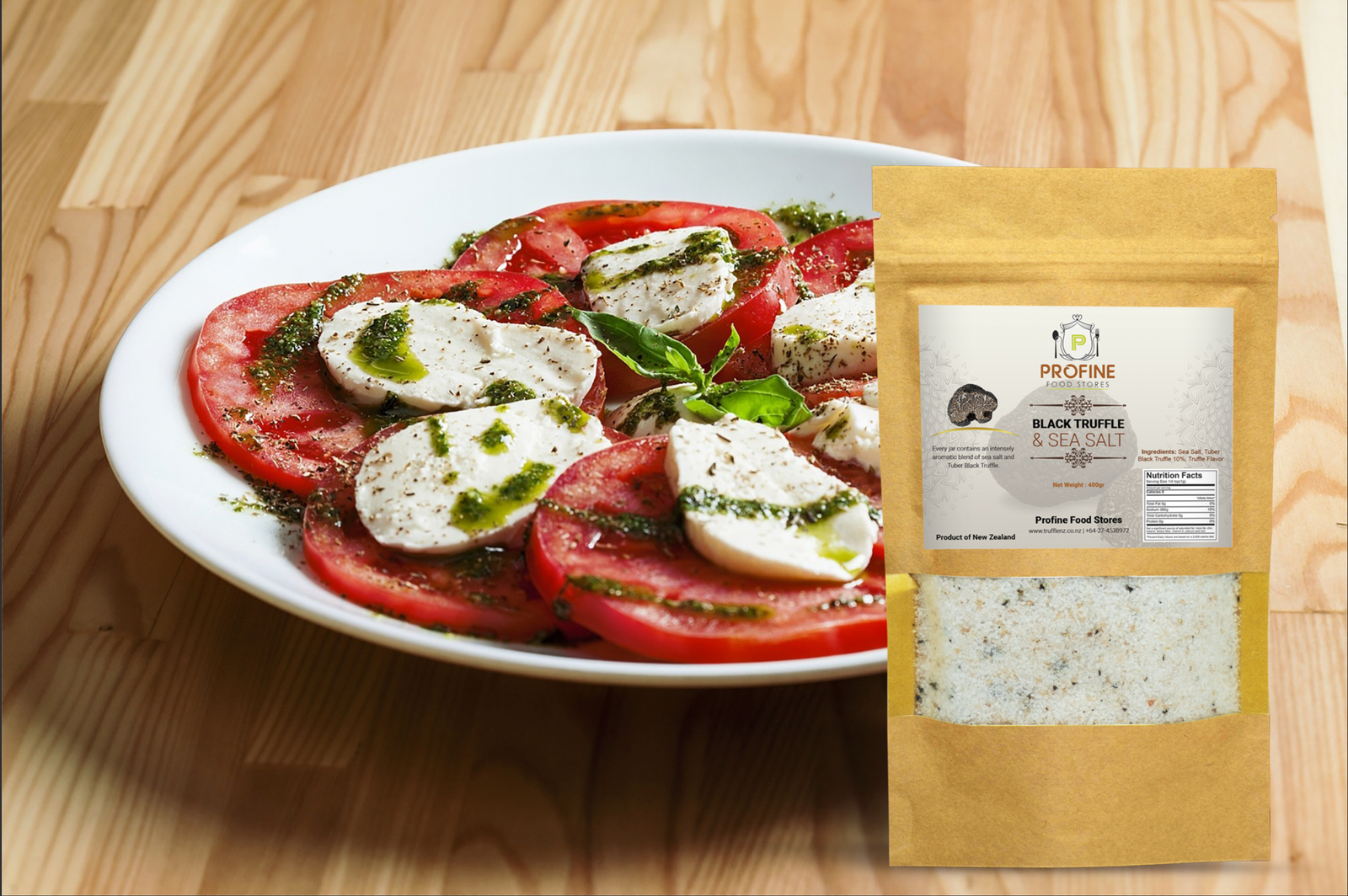 Tuber Black Truffle Sea Salt 400g ECO Pack - Image 4