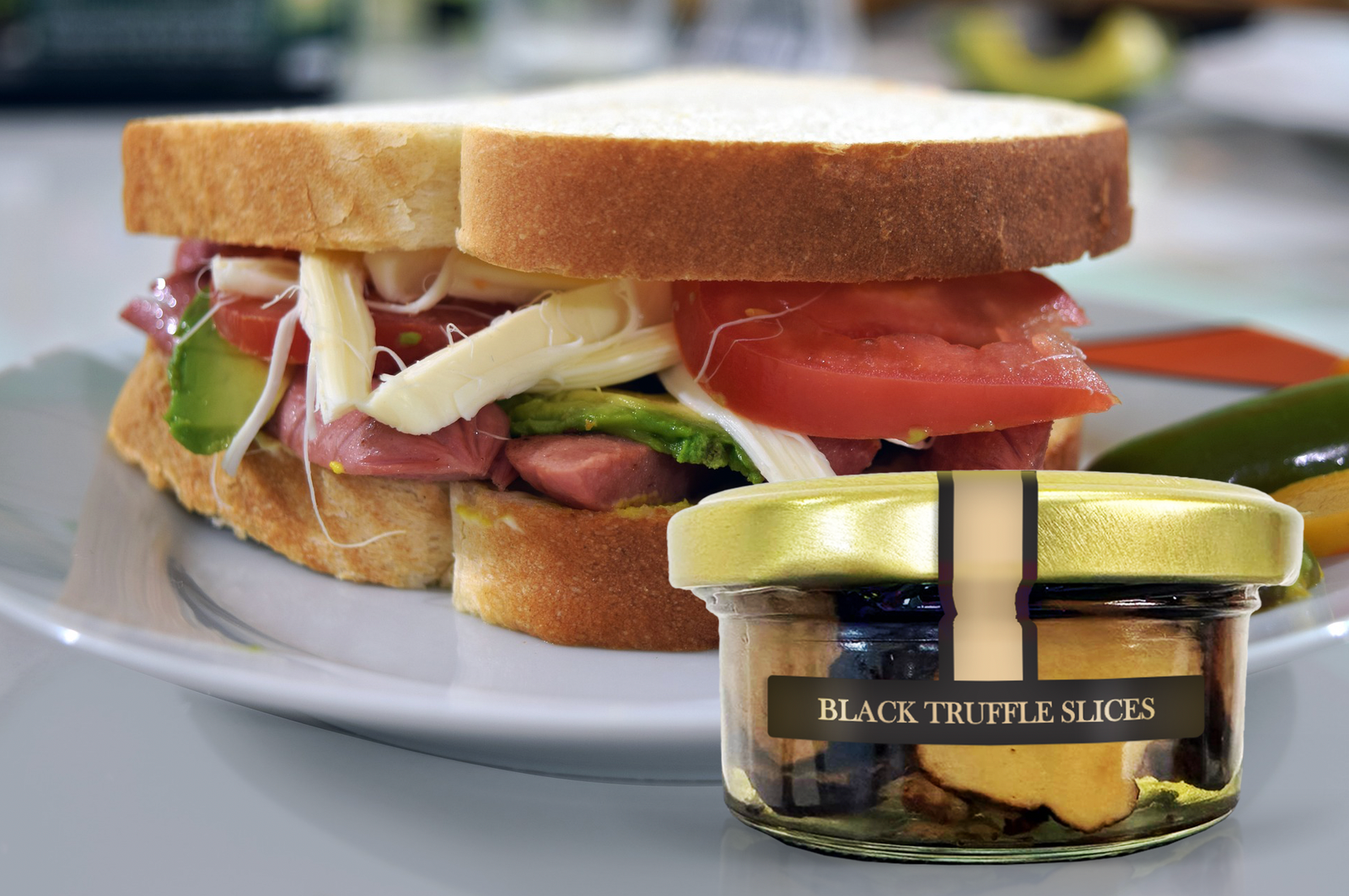 Food Billion Bundle as Black Truffle Oil 250 cc - White truffle Oil 250 cc - Black Truffle salt , white Truffle salt , Black Truffle Powder all glass , Black Truffle Slice 50 gr - Image 4