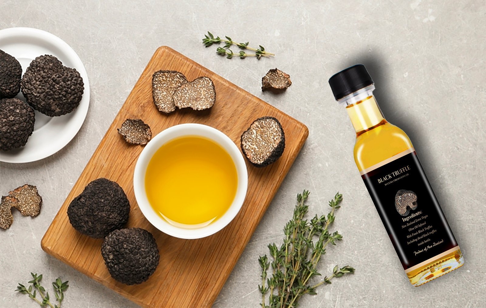 Premium Black Truffle Oil 100ml Bottle - Image 2