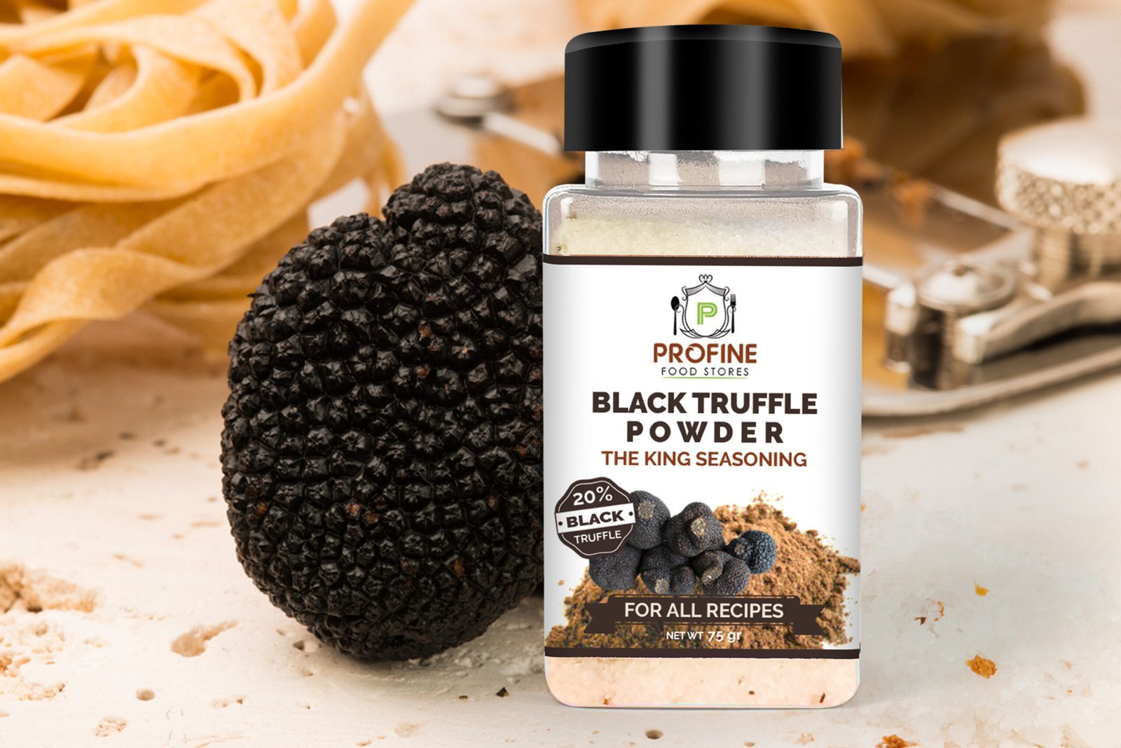 Tuber Black Truffle Sea Salt 140g PET Container - Image 4